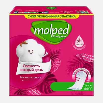 Ежедневные прокладки Everyday Freshness Molped 100шт