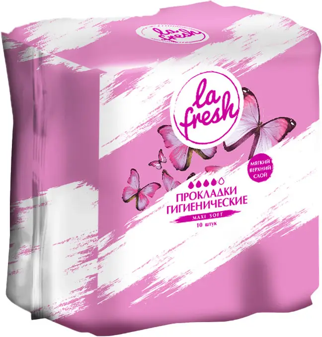 Прокладки La Fresh Comfort Maxi Soft женские гигиенические 10шт