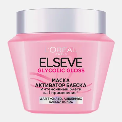 Маска для тусклых волос Glycolic Gloss Elseve 300мл