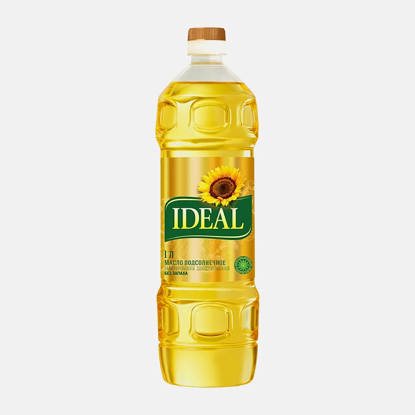 Масло подсолнечное Ideal рафинированное дезодорированное 1л