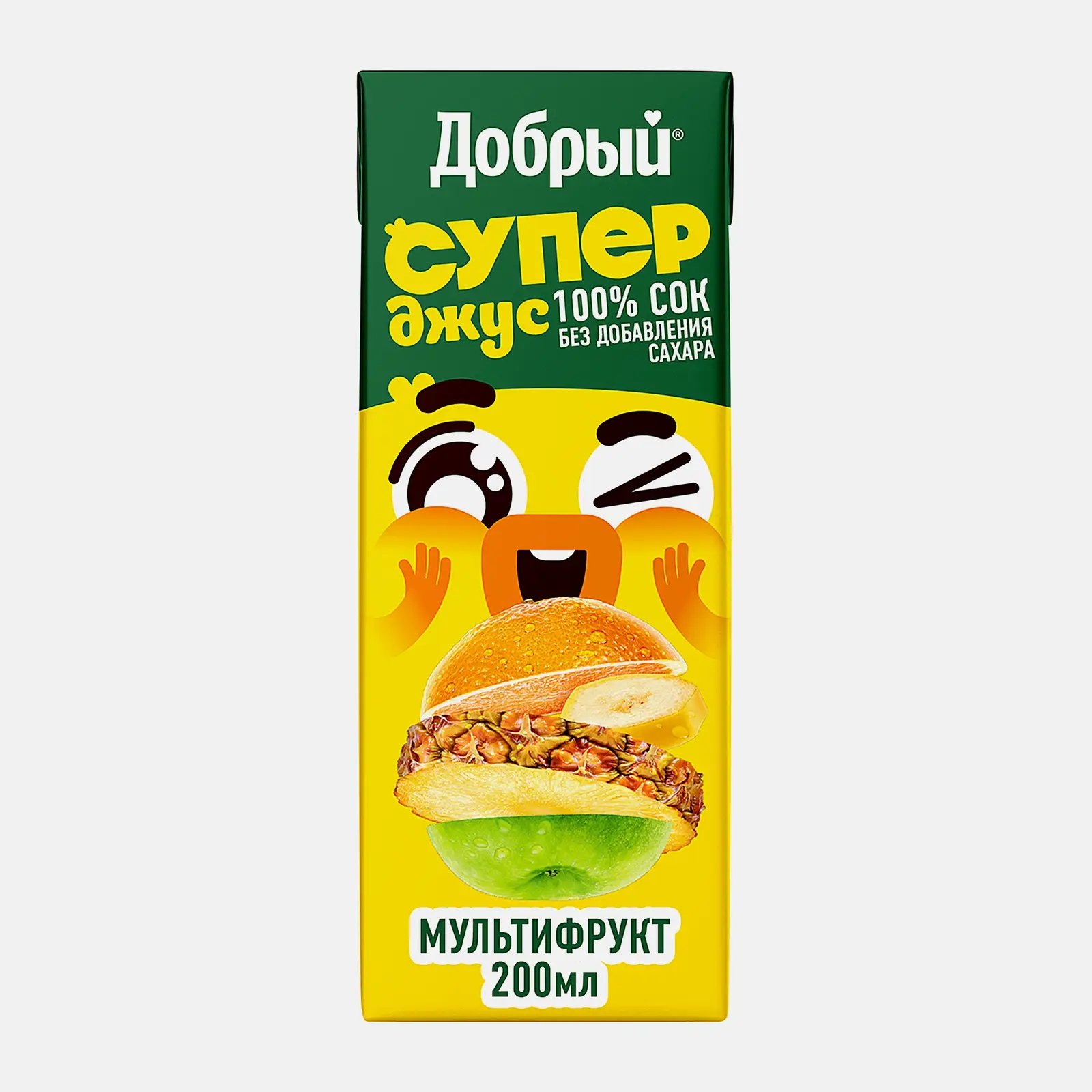 Сок Добрый Мультифрукт 200мл