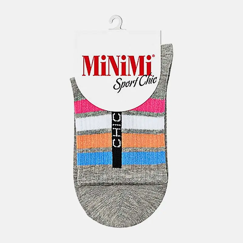 Женские носки серые р.35-38 Minimi Sport Chic 4304