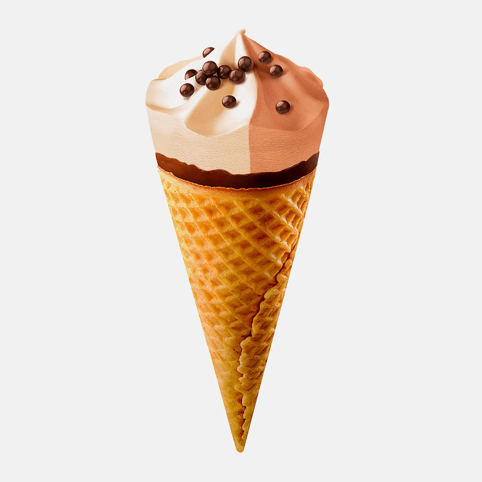 Мороженое Twix рожок двухслойный карамель рисовые шарики в молочном шоколаде 60г - фото 2