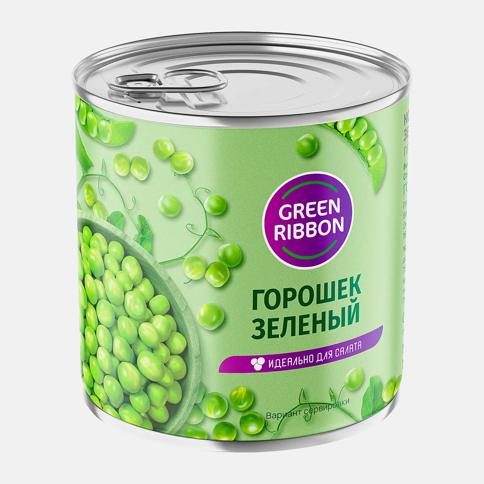 Изображение товара Горошек Green Ribbon Зеленый 400г - качественный и вкусный