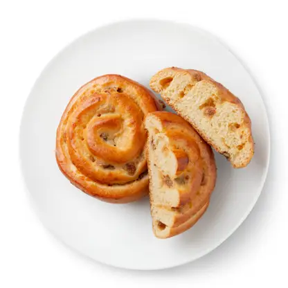 Изображение товара Слойка Улитка с кремом и изюмом Черемушки 100г