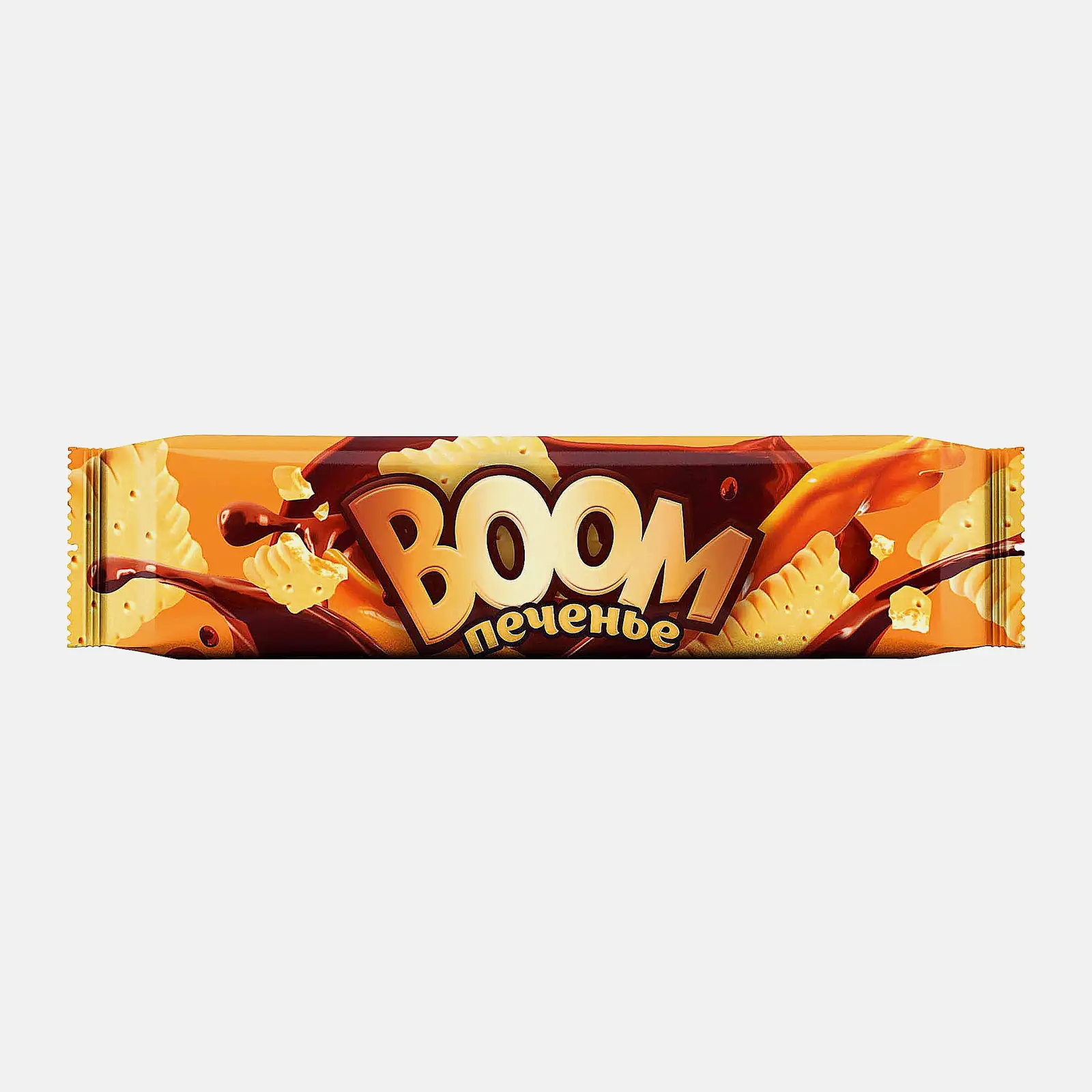 Батончик Boom c карамелью и печеньем 42г