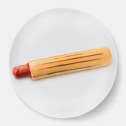 Френч-дог с сосиской из мяса птицы