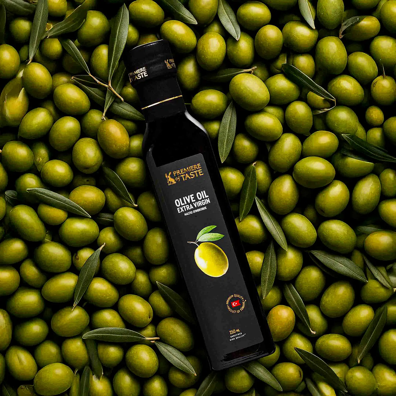 Изображение товара Масло оливковое Extra Virgin Premiere of Taste 250 мл натуральное для салатов