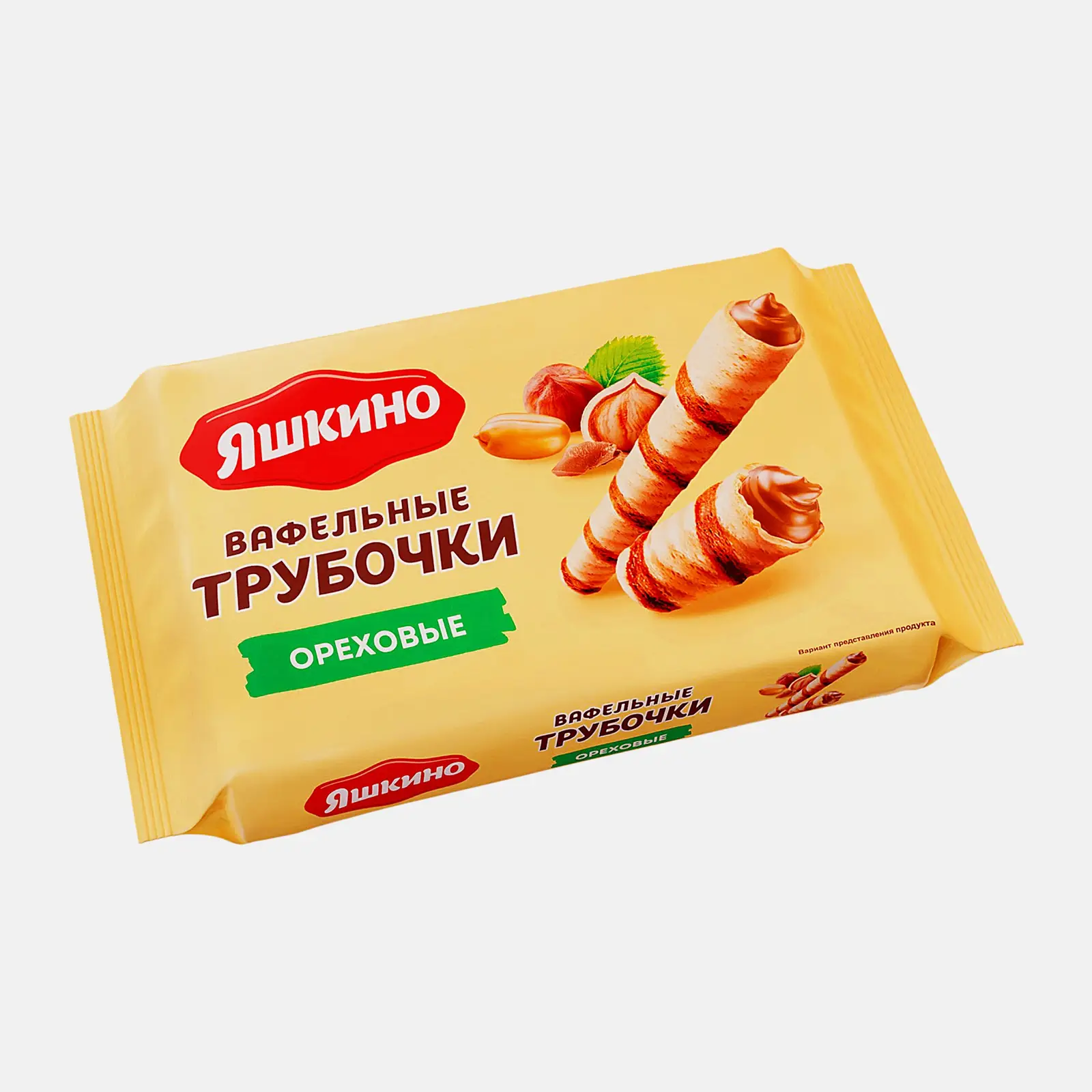 Изображение товара Трубочки вафельные Ореховые Яшкино 190г