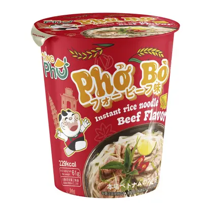 Изображение товара Рисовая лапша с говядиной King Pho 61г