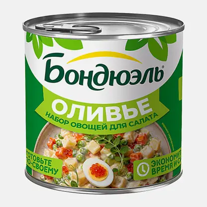 Смесь для приготовления салата Оливье Бондюэль 340г