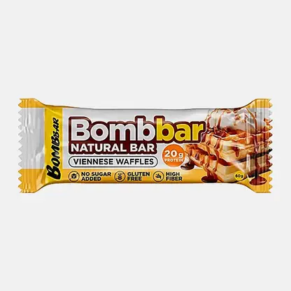 Батончик неглазированный со вкусом Венские вафли Bombbar 60г