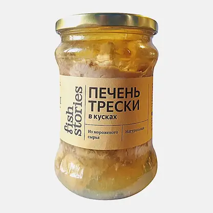 Печень трески натуральная Fish Stories 450г