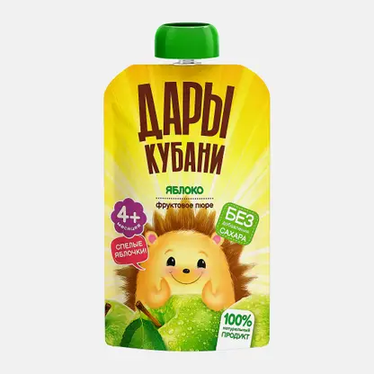 Пюре Дары Кубани яблоко с 4 месяцев 90г