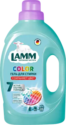 Изображение товара Гель для стирки Lamm Color для цветного белья 1.3л