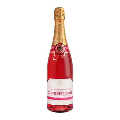 Вино игристое Дербентское розовое полусладкое 13% 750мл