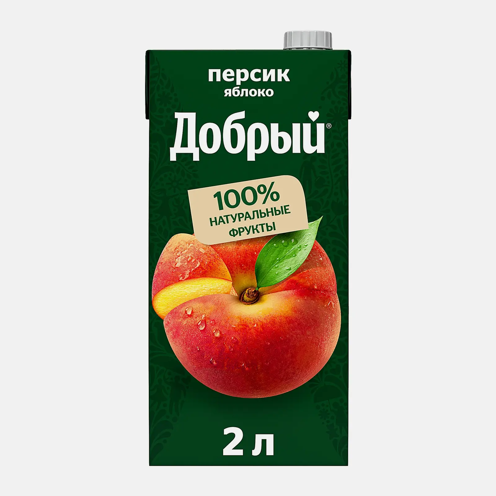 Напиток сокосодержащий Добрый Яблоко-персик 2л - фото 6 Напиток сокосодержащий Добрый Яблоко-персик 2л - фото 6