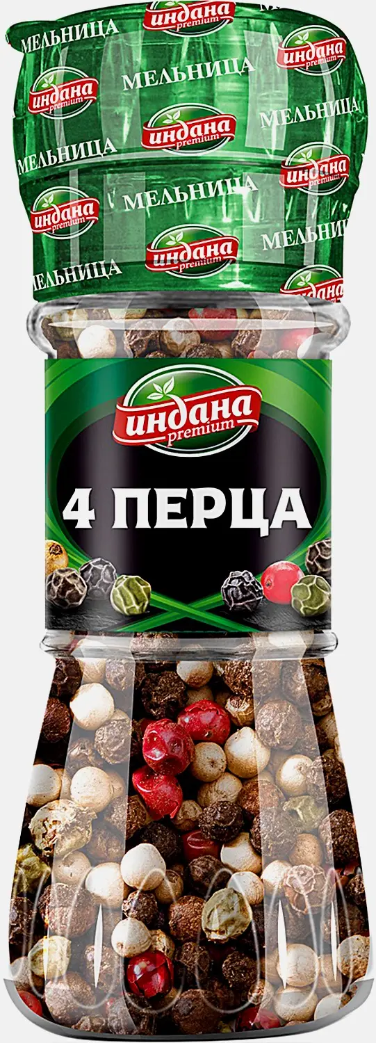 Приправа Индана Премиум 4 перца 35г