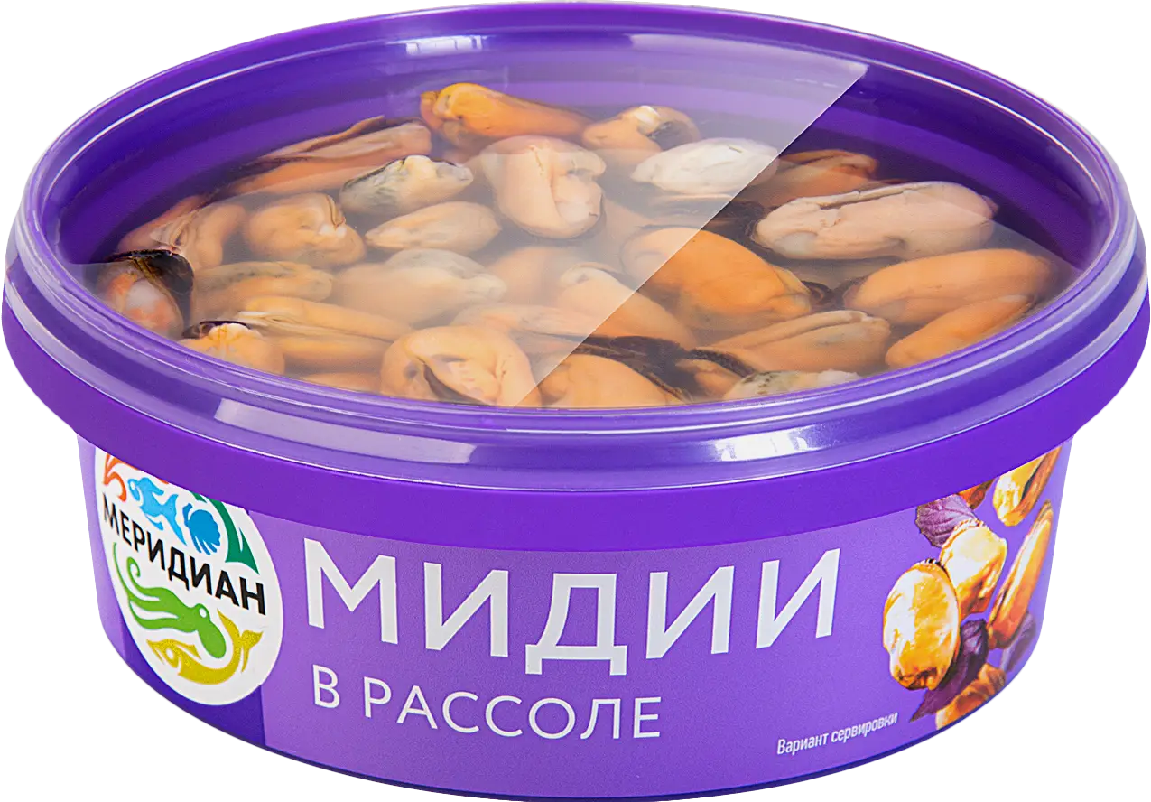 Мидии в рассоле Меридиан 270г