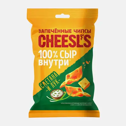 Чипсы Cheesls со вкусом сметаны и лука 50г