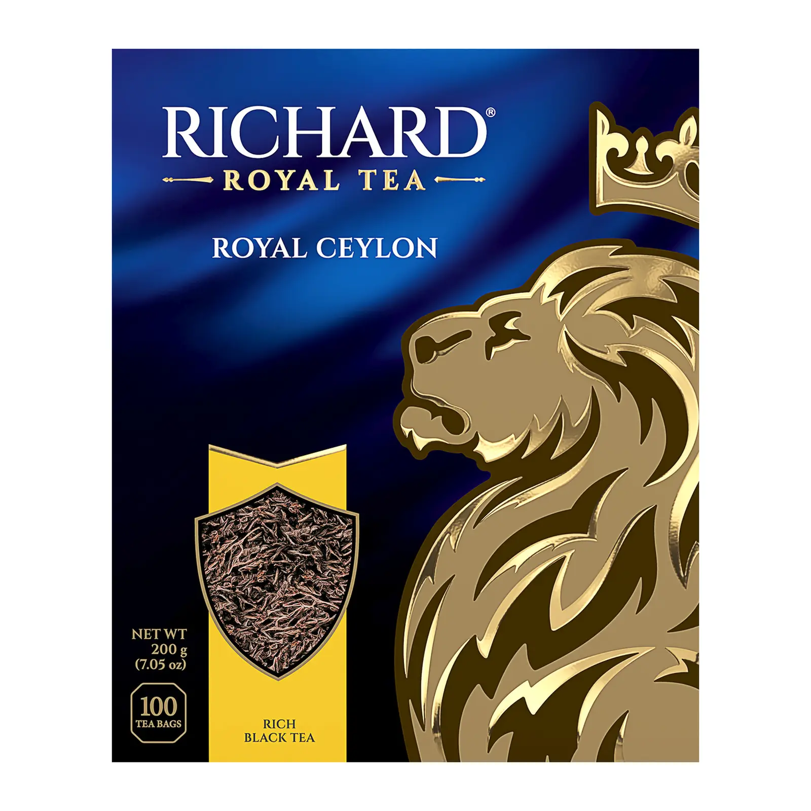 Изображение товара Чай черный Richard Royal Ceylon 100пак 0.2 кг