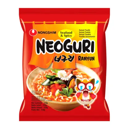 Изображение товара Лапша быстрого приготовления Nongshim Неогури острая 120г