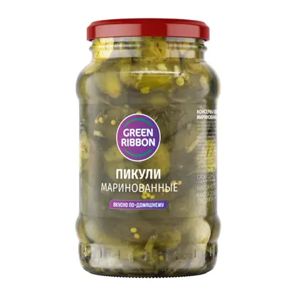 Изображение товара Пикули маринованные Green Ribbon 350г