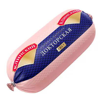 Изображение товара Клинский Докторская колбаса вареная 400г - натуральный вкус