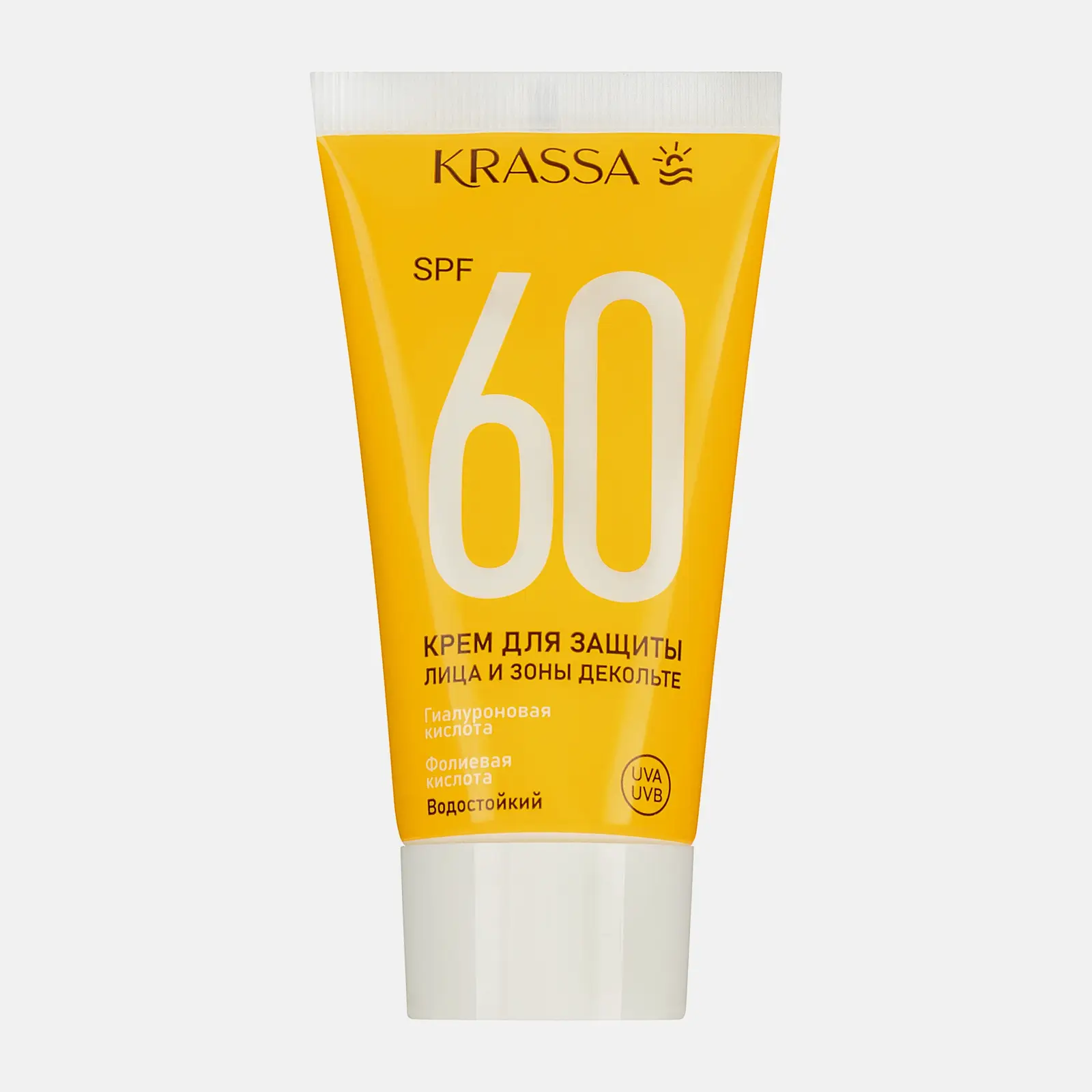 Крем для лица и декольте Krassa солнцезащитный SPF60 50мл