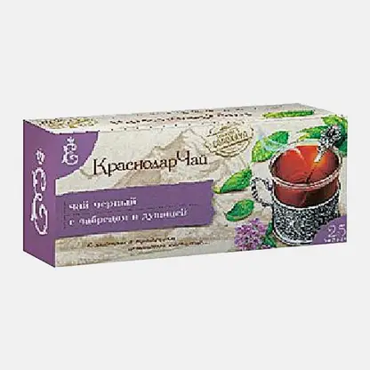 Чёрный чай чабрец и душица Краснодарский 25пак