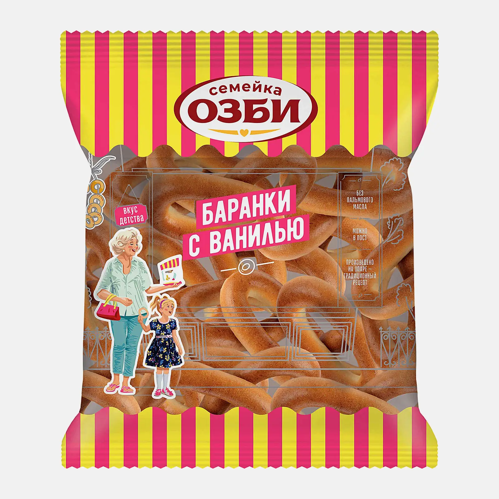 Изображение товара Баранки с ванилью Семейка Озби 220г
