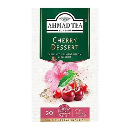 Изображение товара Чай травяной Ahmad Tea вишня и шиповник 20пак 40г