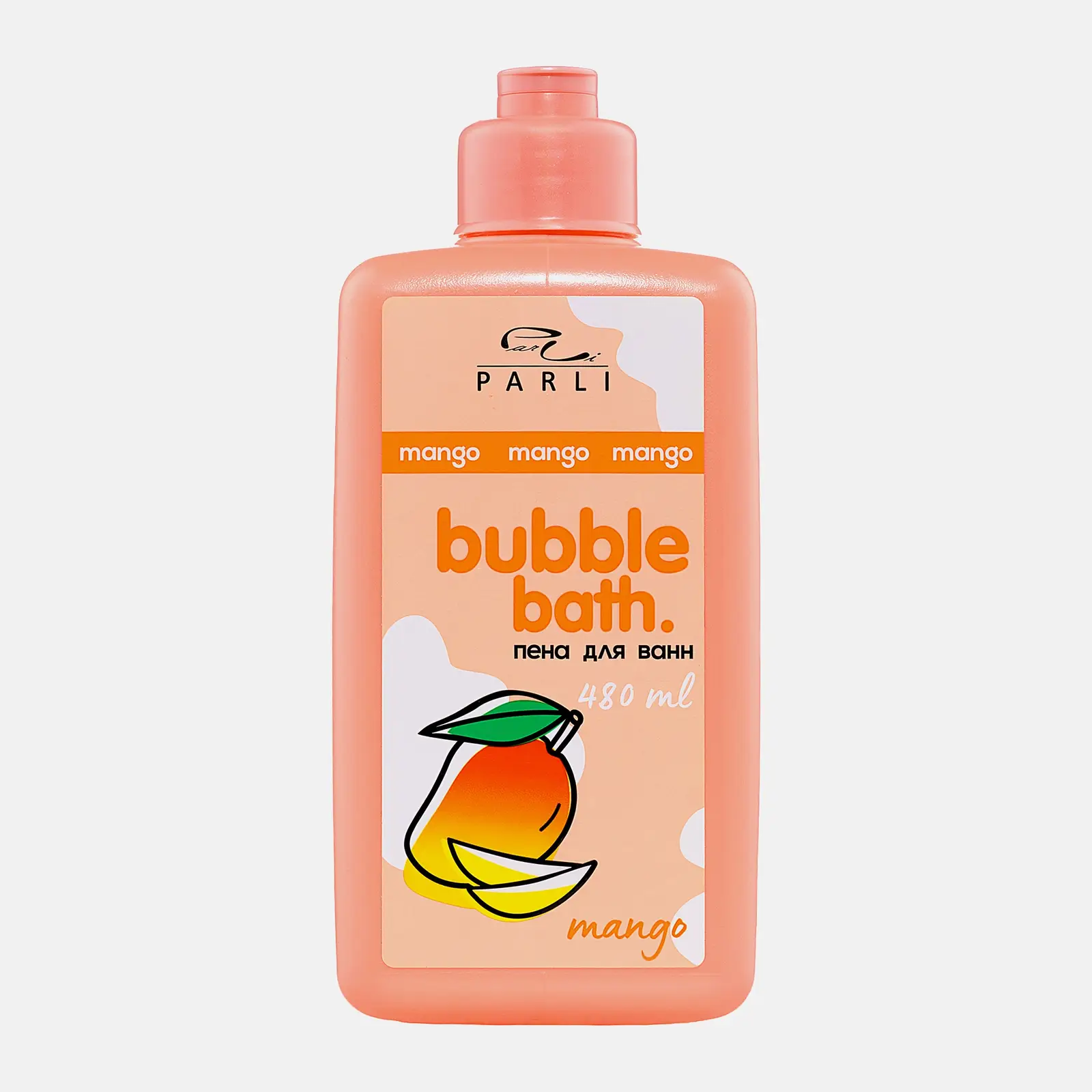Пена для ванн Parli Cosmetics Bubble Bath манго 480мл