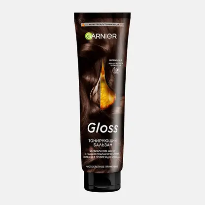 Тонирующий бальзам тон Изысканный шоколад Garnier Gloss 150мл