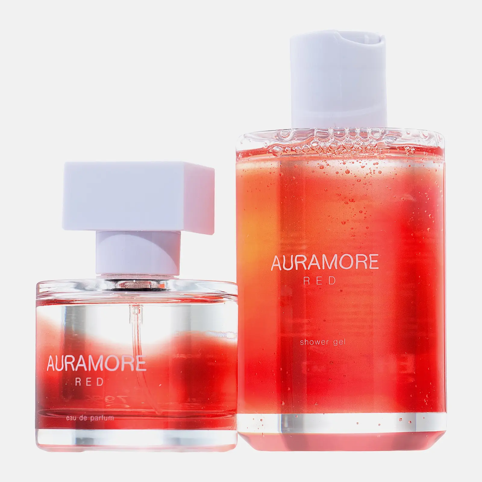 Подарочный набор для женщин Red Auramore Парфюмерная вода 50мл + Гель для душа 220мл в ассортименте - фото 3