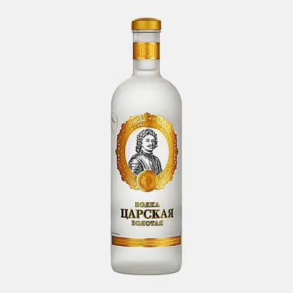 Водка Царская Золотая 40% 1л