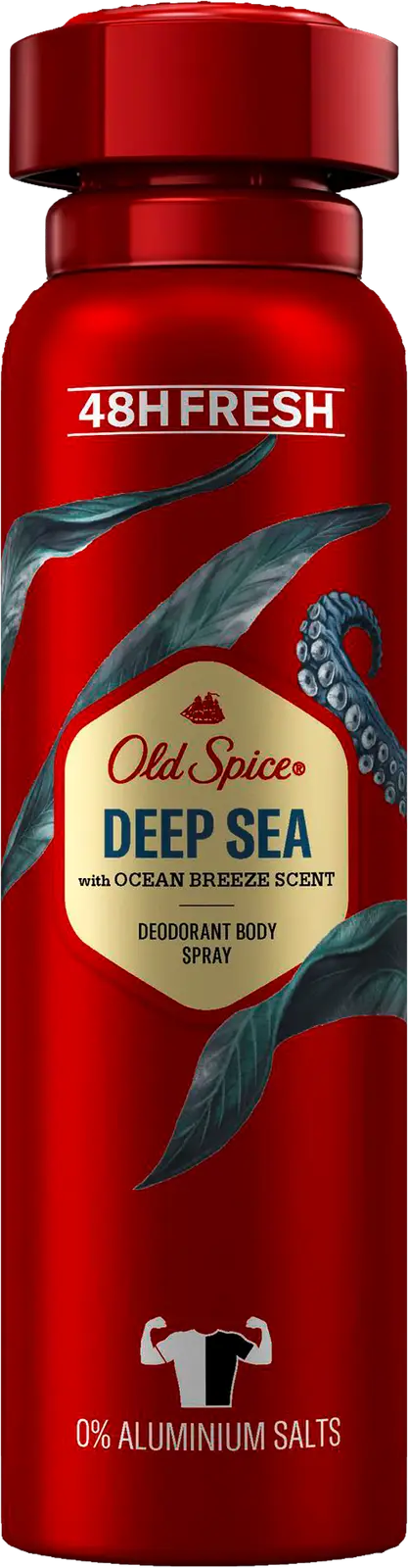 Изображение товара Мужской дезодорант Old Spice Deep Sea 150 мл спрей для свежести и защиты