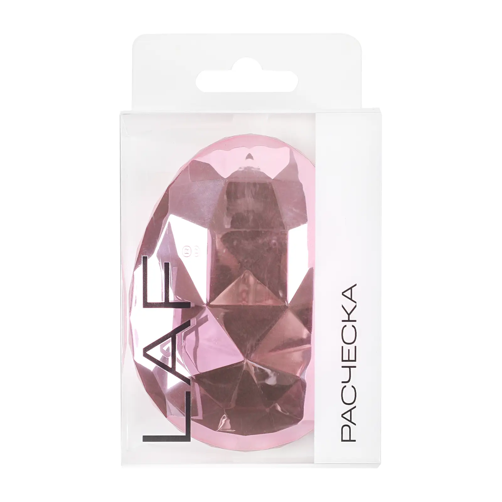 Расческа для распутывания волос Fashion Care с крышкой 4.5*9.5*6см
