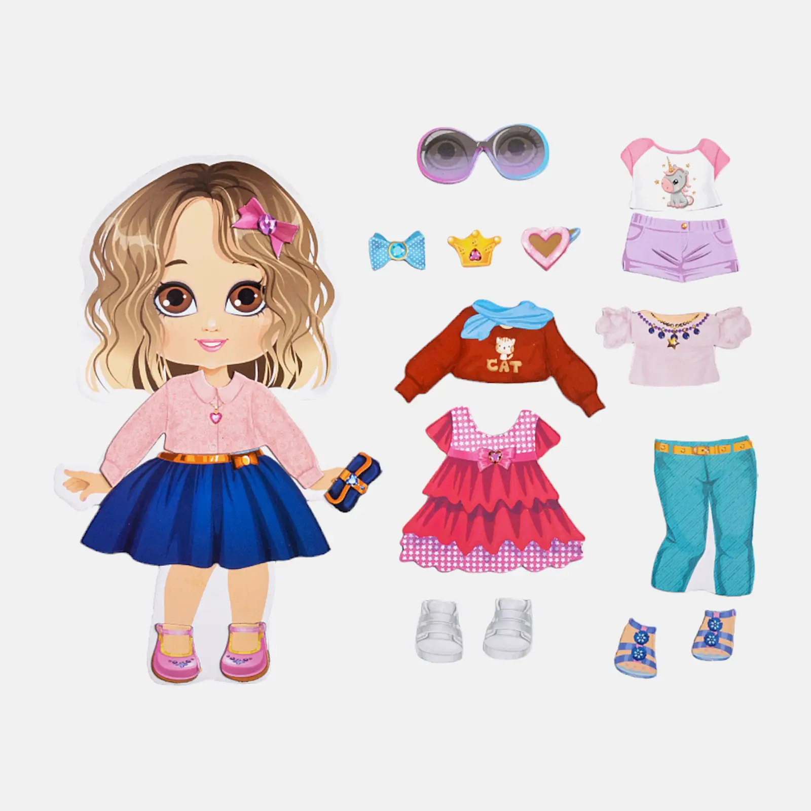 Игра магнитная Десятое королевство Одевашки мини в ассортименте