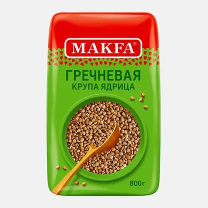 Крупа Makfa Гречневая ядрица 800г