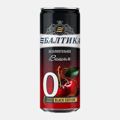 Пивной напиток безалкогольный Балтика №0 Вишня 0.5% 330мл