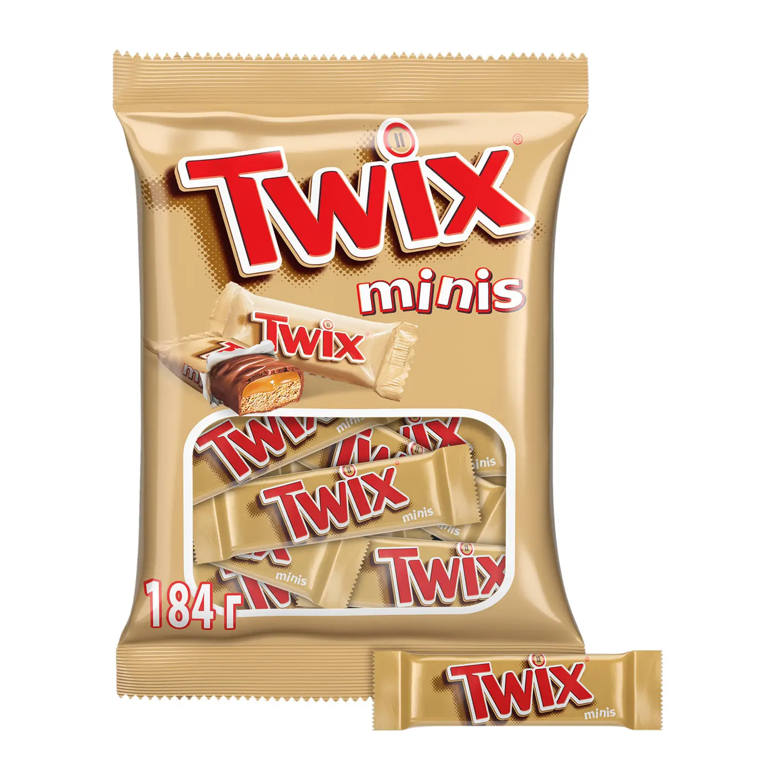 Изображение товара Конфеты шоколадные Twix Minis 184г