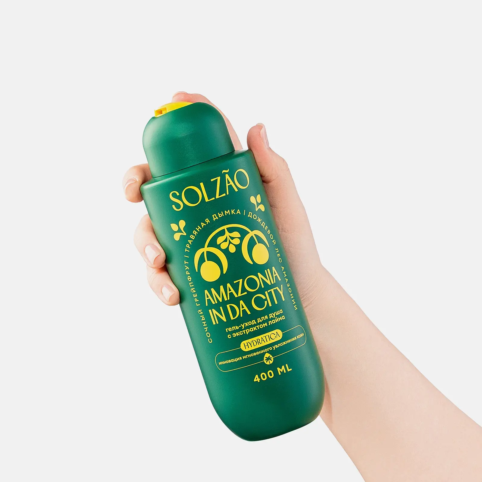 Гель-уход для душа Solzao с экстрактом лайма 400мл