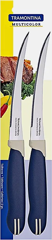 Изображение товара Томатный нож Tramontina 12.5 см из нержавеющей стали с зубчатой кромкой