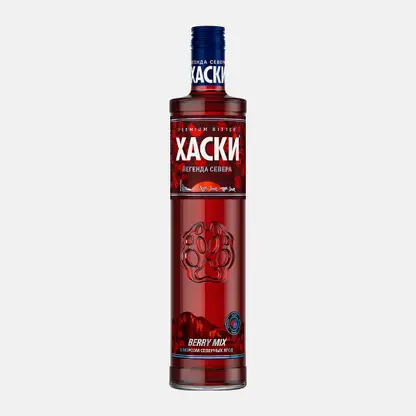 Настойка Хаски Berry Mix ягодный микс горькая 35% 500мл