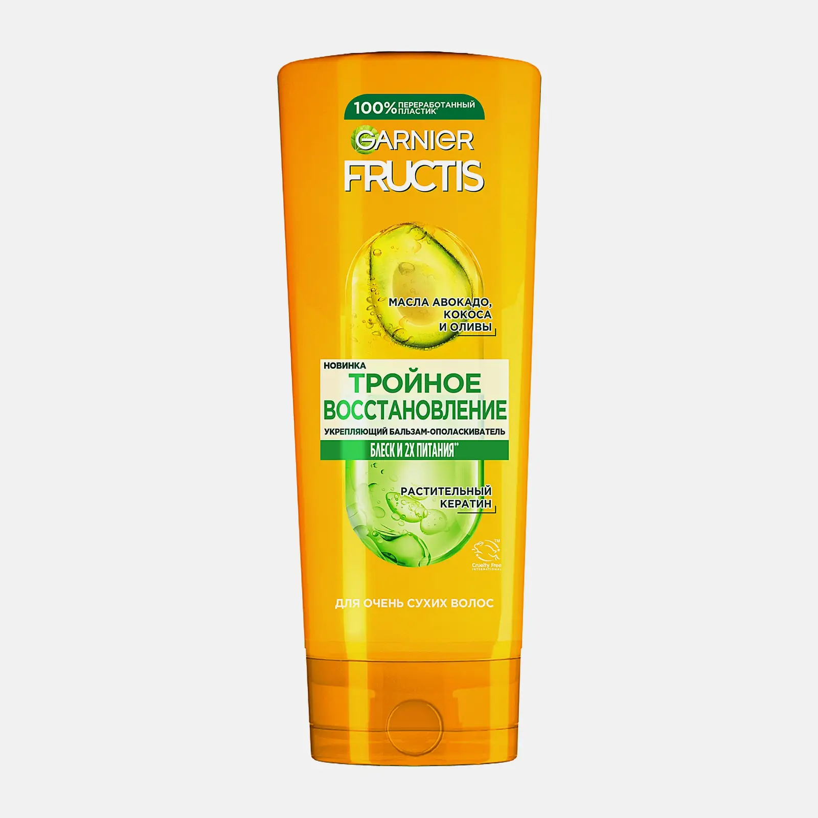 Бальзам-ополаскиватель Garnier Fructis Укрепляющий Тройное восстановление для сухих и ломких волос 387мл