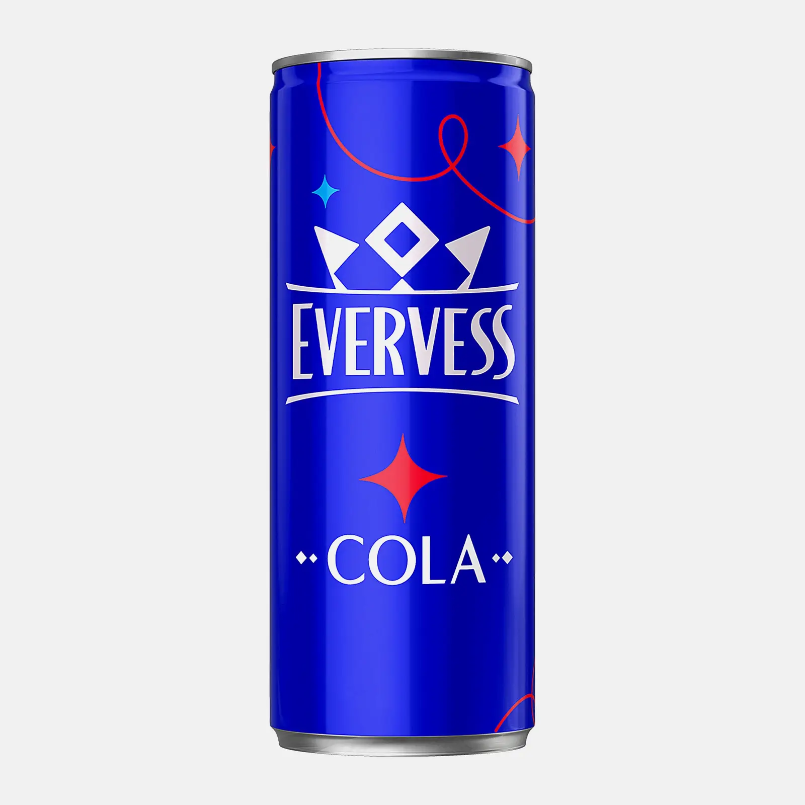 Изображение товара Энергичный напиток Evervess Кола 330 мл сильногазированный классический вкус