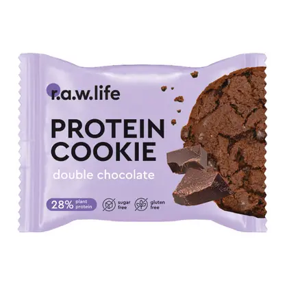 Изображение товара Протеиновое печенье Двойной шоколад R.A.W.Life 37г