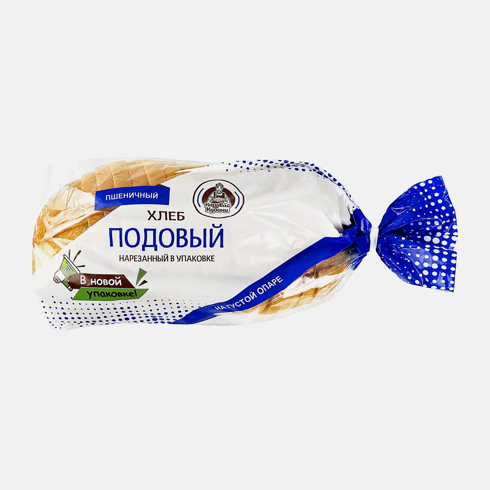 Хлеб Подовый белый нарезанный Краснодарский хлебозавод №6 550г
