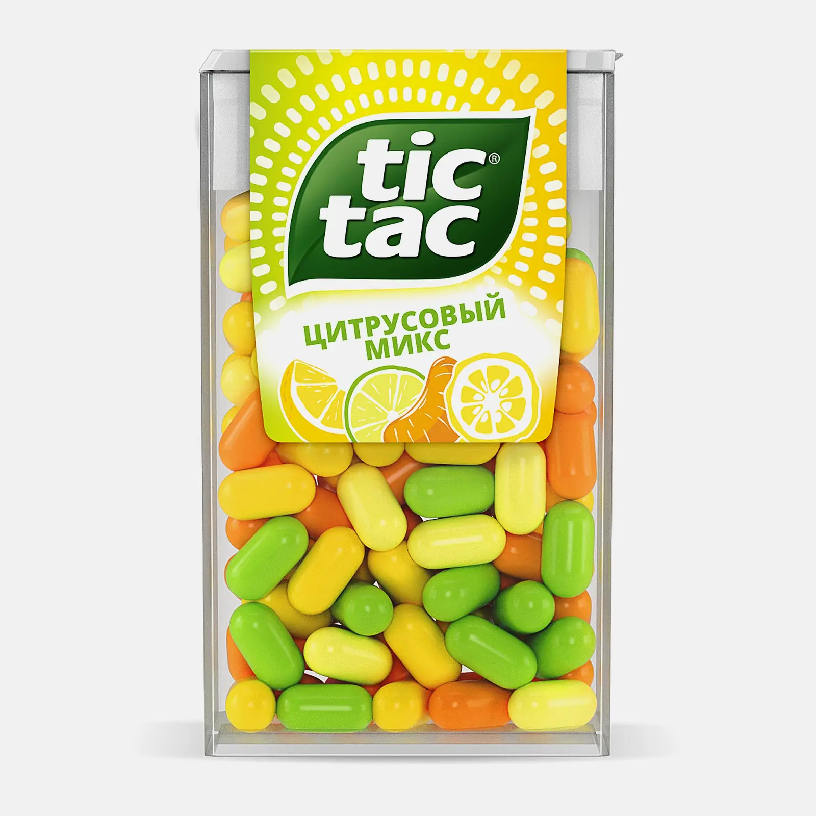 Драже освежающее Цитрусовый микс Tic Tac 49г